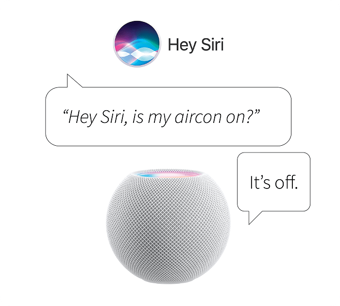 Hey Siri - Is my aircon on?